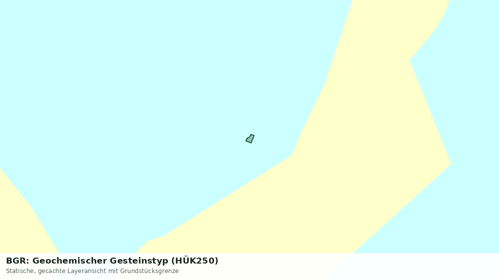 Statische Kartenansicht: BGR: Geochemischer Gesteinstyp (HÜK250)