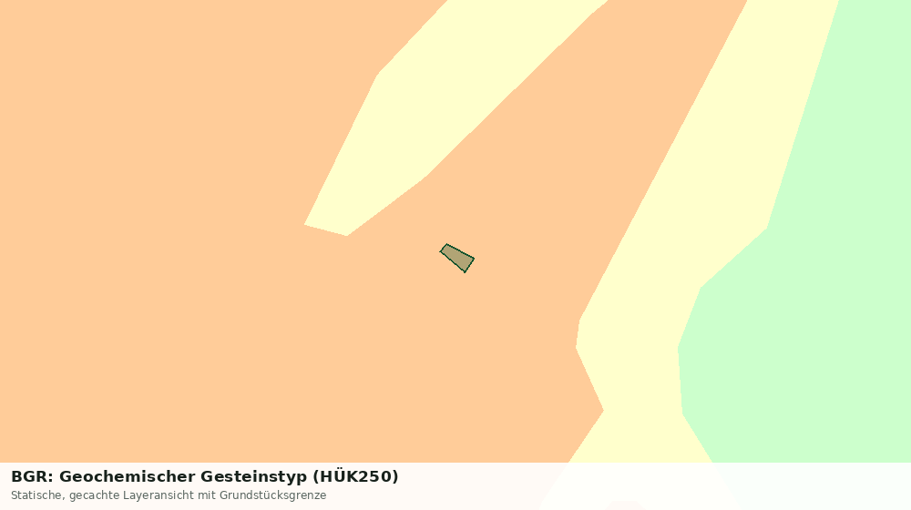 Statische Kartenansicht: BGR: Geochemischer Gesteinstyp (HÜK250)