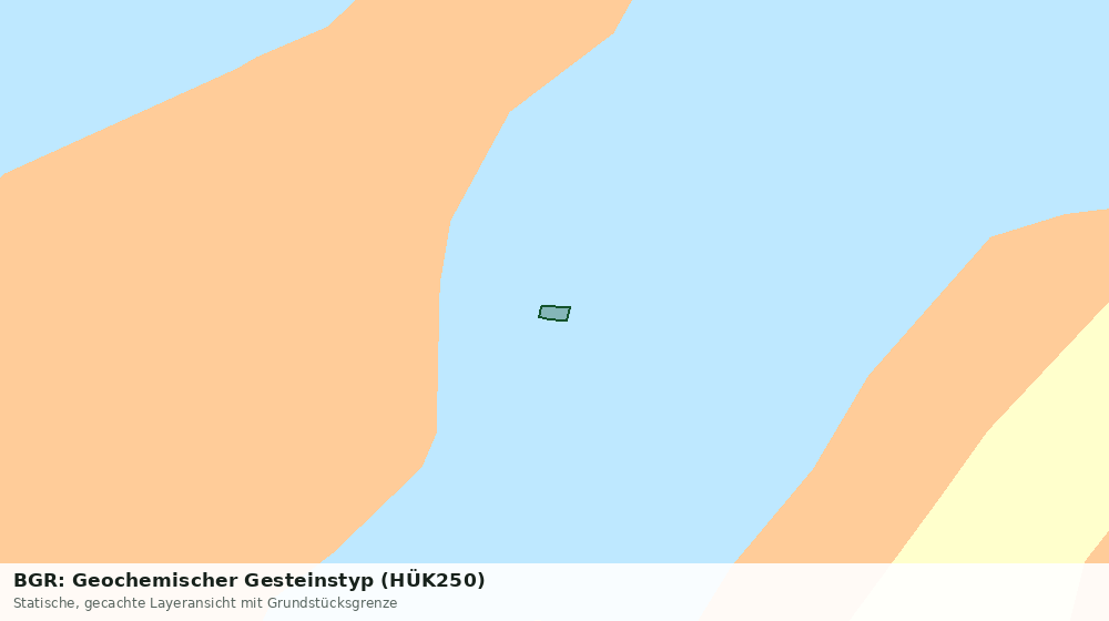 Statische Kartenansicht: BGR: Geochemischer Gesteinstyp (HÜK250)