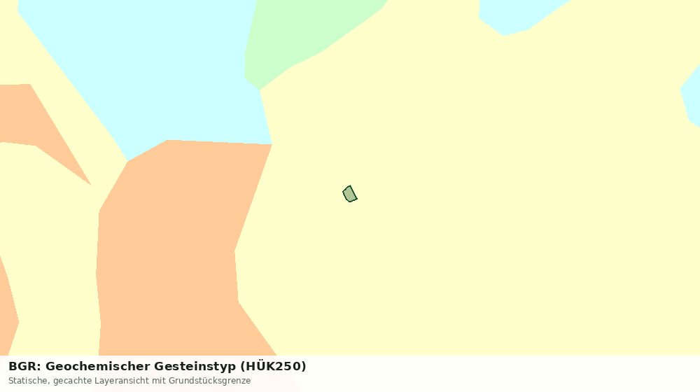 Statische Kartenansicht: BGR: Geochemischer Gesteinstyp (HÜK250)