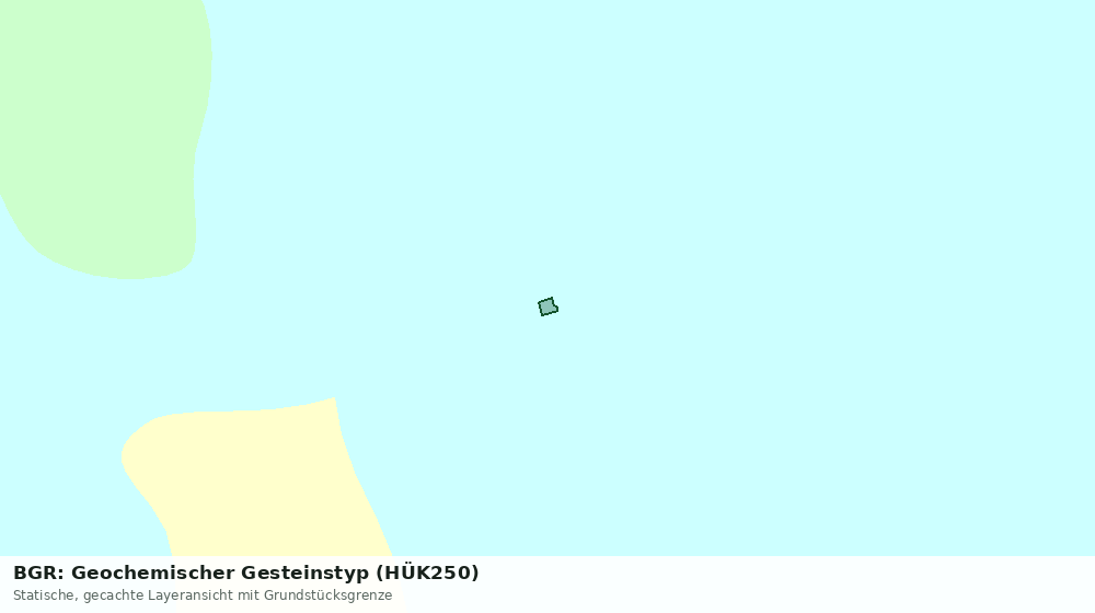 Statische Kartenansicht: BGR: Geochemischer Gesteinstyp (HÜK250)
