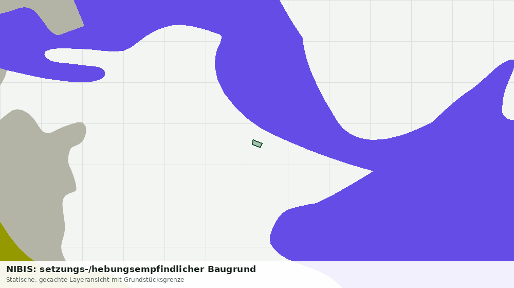 Statische Kartenansicht: NIBIS: setzungs-/hebungsempfindlicher Baugrund