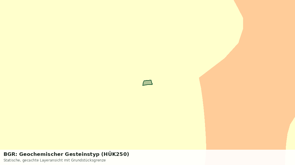 Statische Kartenansicht: BGR: Geochemischer Gesteinstyp (HÜK250)