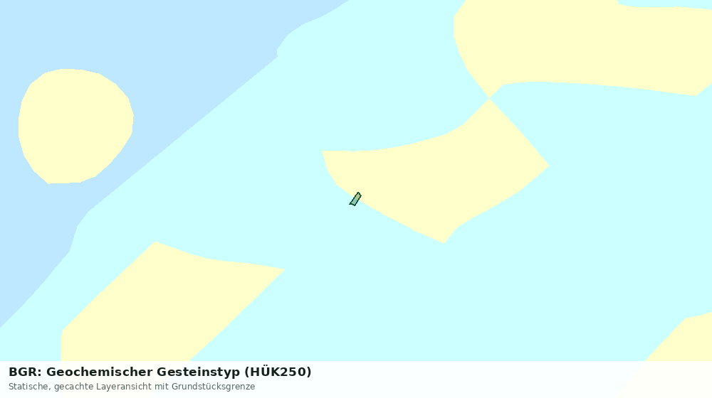 Statische Kartenansicht: BGR: Geochemischer Gesteinstyp (HÜK250)