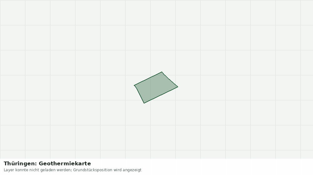 Statische Kartenansicht: Thüringen: Geothermiekarte