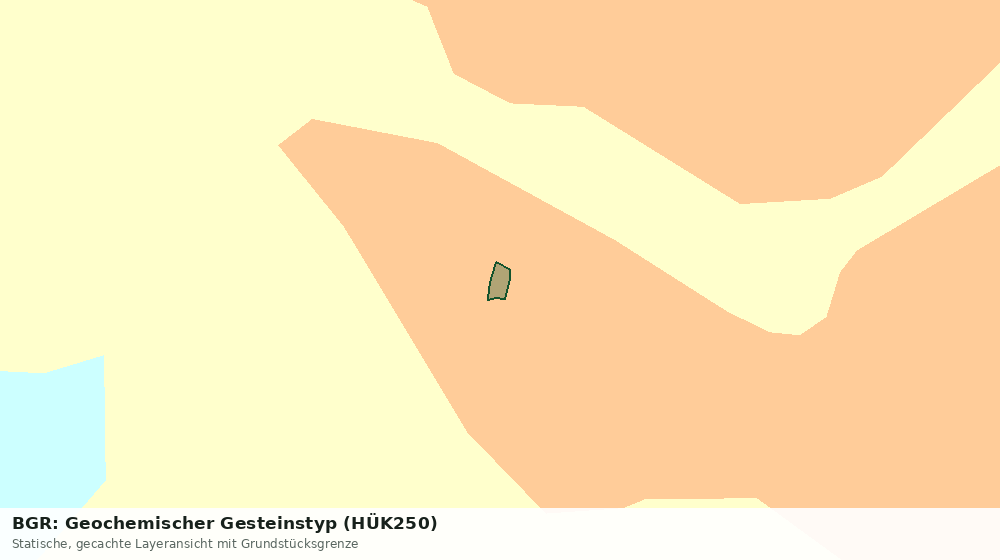 Statische Kartenansicht: BGR: Geochemischer Gesteinstyp (HÜK250)