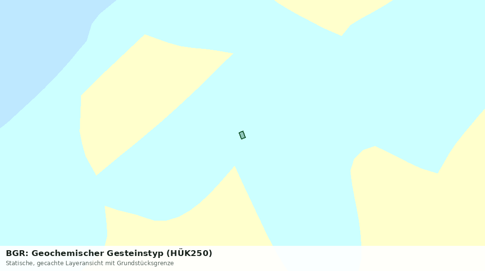 Statische Kartenansicht: BGR: Geochemischer Gesteinstyp (HÜK250)