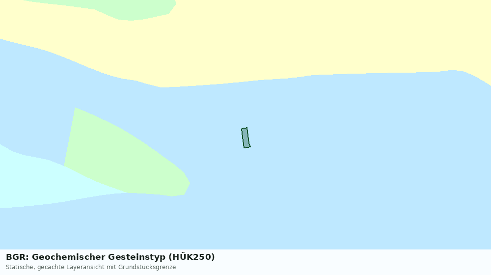 Statische Kartenansicht: BGR: Geochemischer Gesteinstyp (HÜK250)