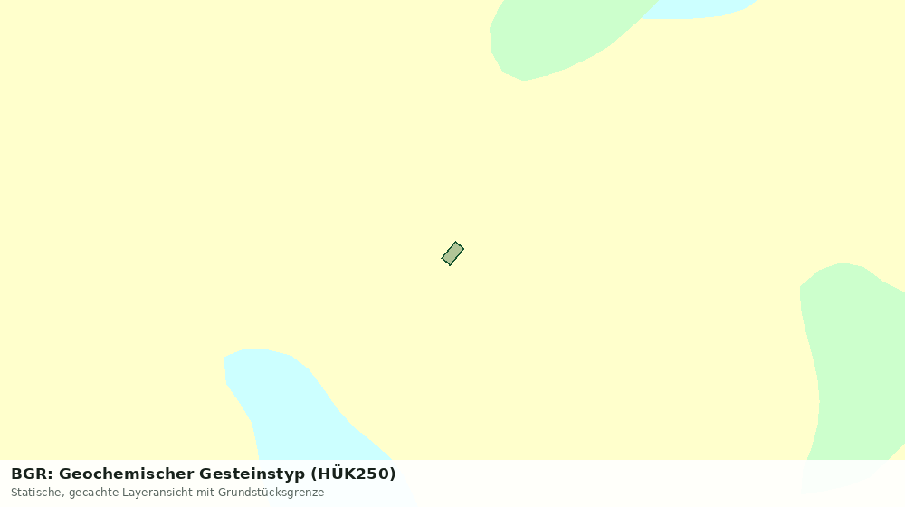 Statische Kartenansicht: BGR: Geochemischer Gesteinstyp (HÜK250)