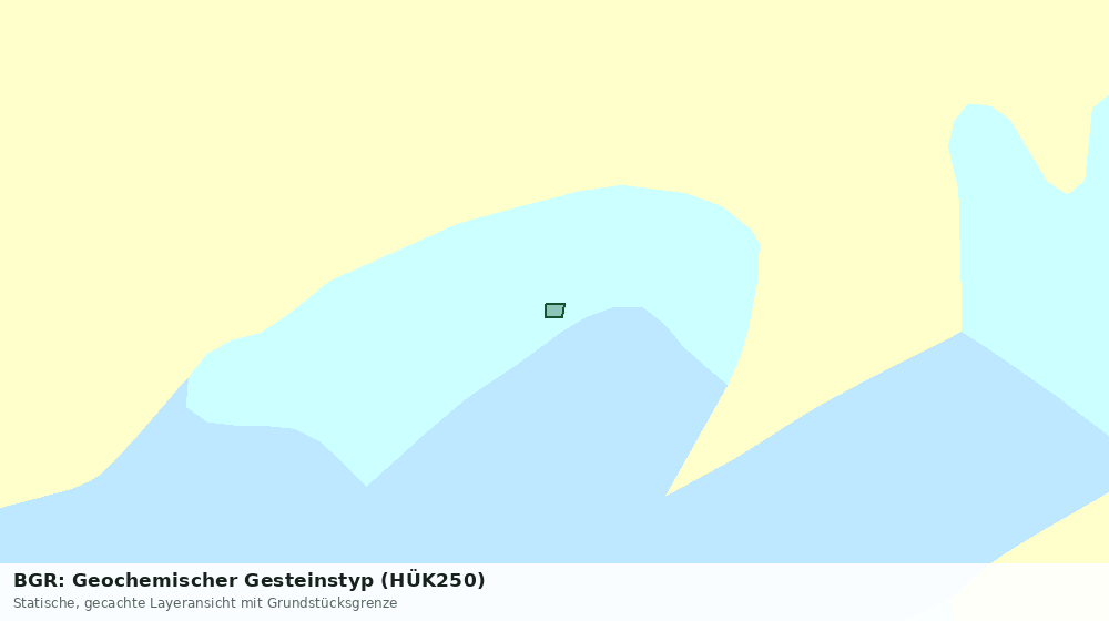 Statische Kartenansicht: BGR: Geochemischer Gesteinstyp (HÜK250)