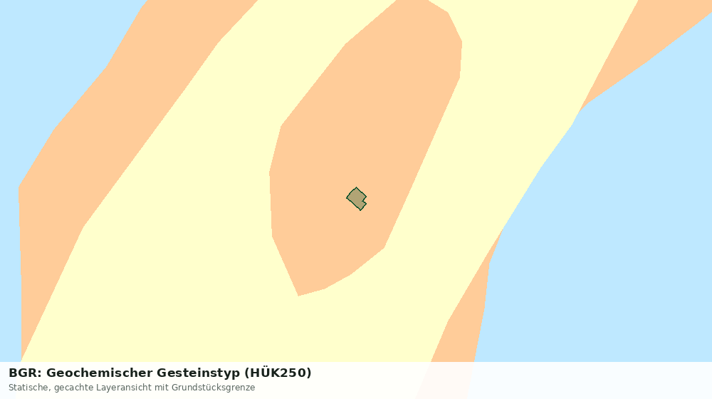 Statische Kartenansicht: BGR: Geochemischer Gesteinstyp (HÜK250)