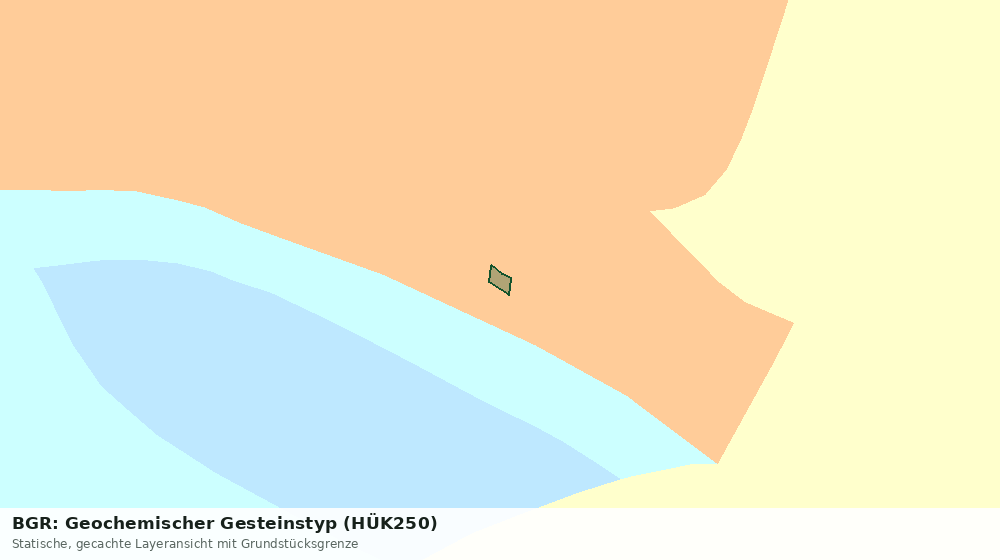 Statische Kartenansicht: BGR: Geochemischer Gesteinstyp (HÜK250)