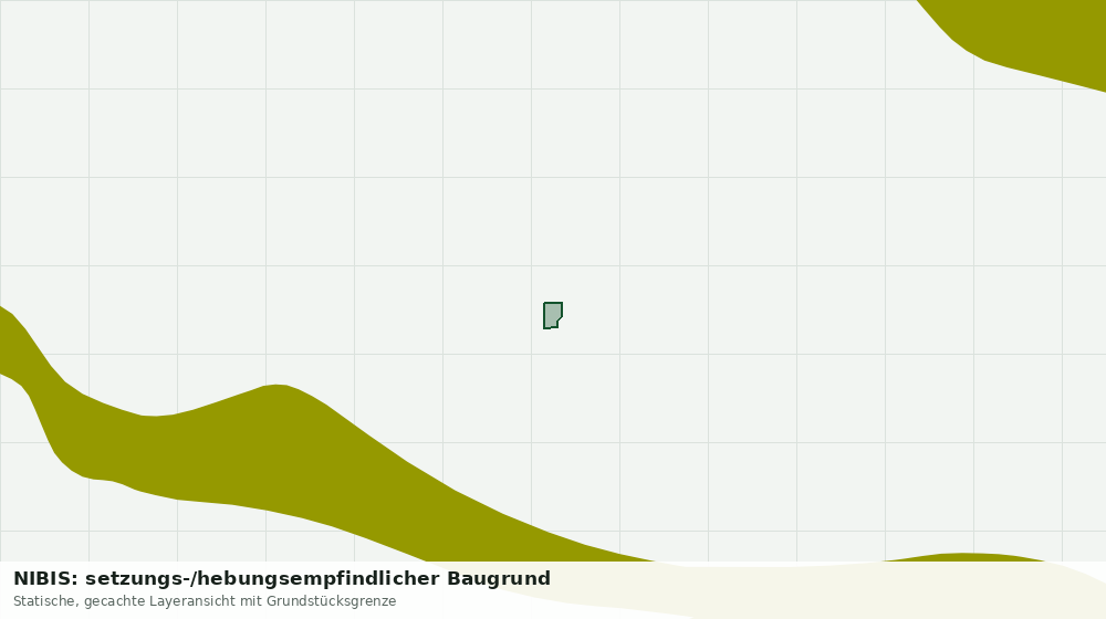 Statische Kartenansicht: NIBIS: setzungs-/hebungsempfindlicher Baugrund