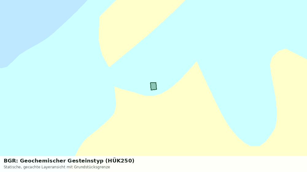 Statische Kartenansicht: BGR: Geochemischer Gesteinstyp (HÜK250)
