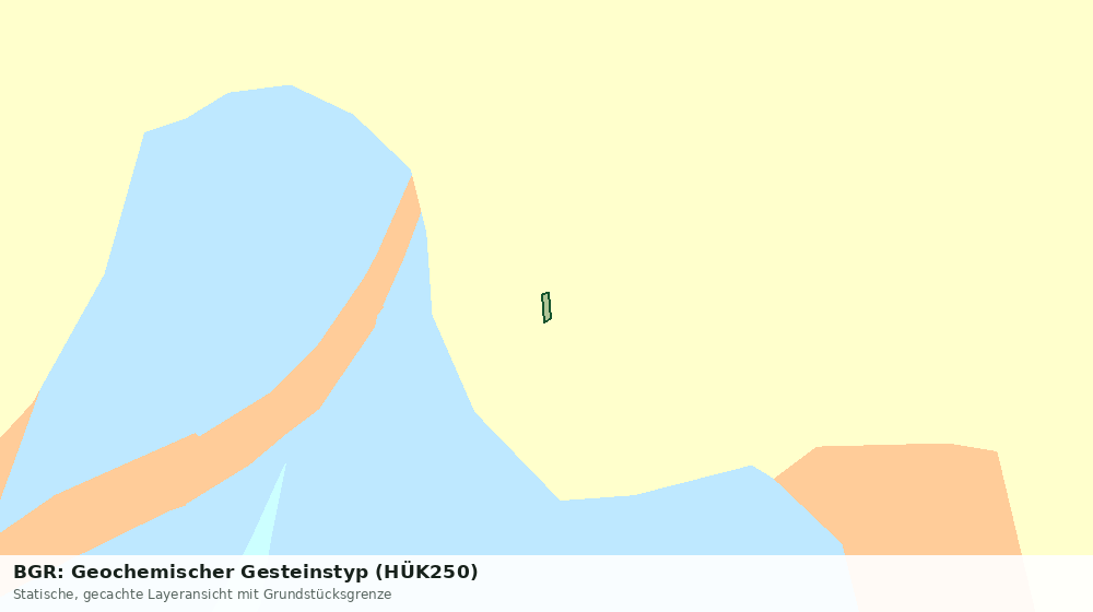 Statische Kartenansicht: BGR: Geochemischer Gesteinstyp (HÜK250)