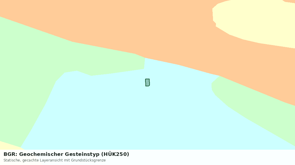 Statische Kartenansicht: BGR: Geochemischer Gesteinstyp (HÜK250)