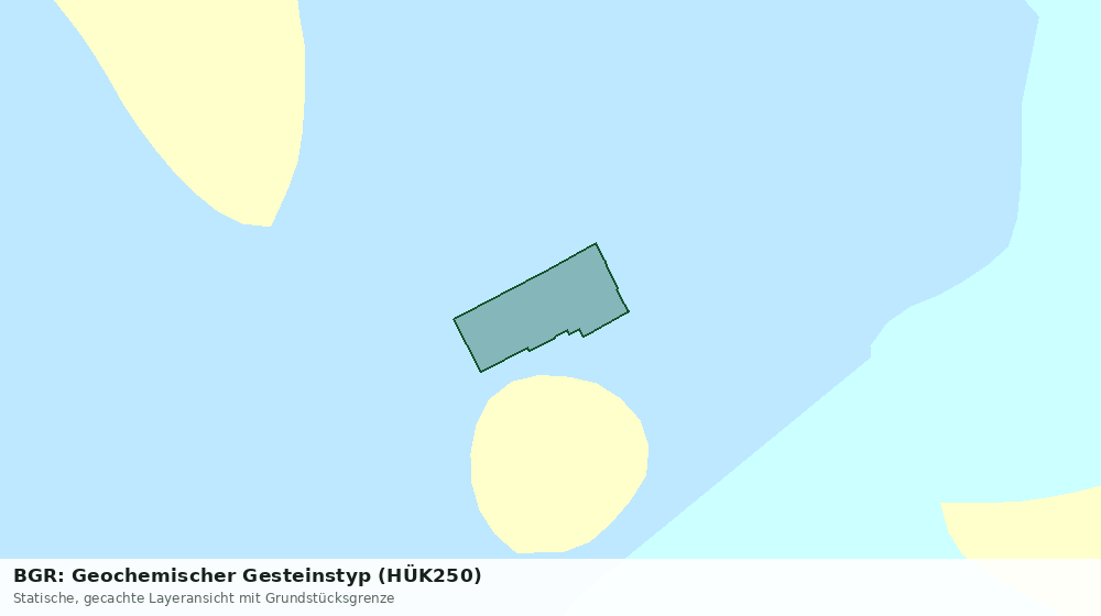 Statische Kartenansicht: BGR: Geochemischer Gesteinstyp (HÜK250)