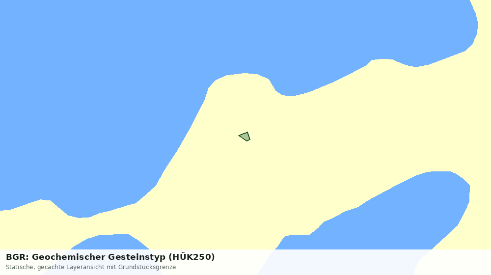 Statische Kartenansicht: BGR: Geochemischer Gesteinstyp (HÜK250)