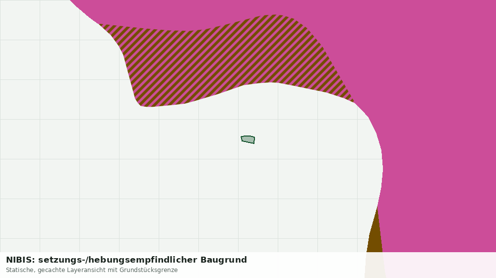 Statische Kartenansicht: NIBIS: setzungs-/hebungsempfindlicher Baugrund