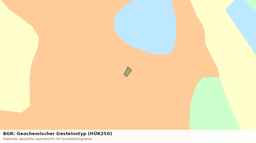 Statische Kartenansicht: BGR: Geochemischer Gesteinstyp (HÜK250)