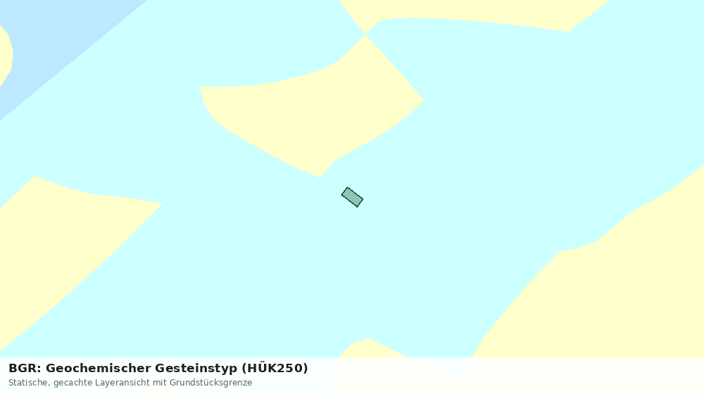 Statische Kartenansicht: BGR: Geochemischer Gesteinstyp (HÜK250)