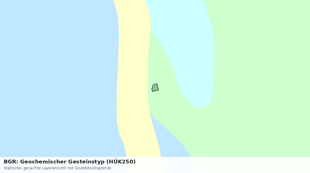 Statische Kartenansicht: BGR: Geochemischer Gesteinstyp (HÜK250)