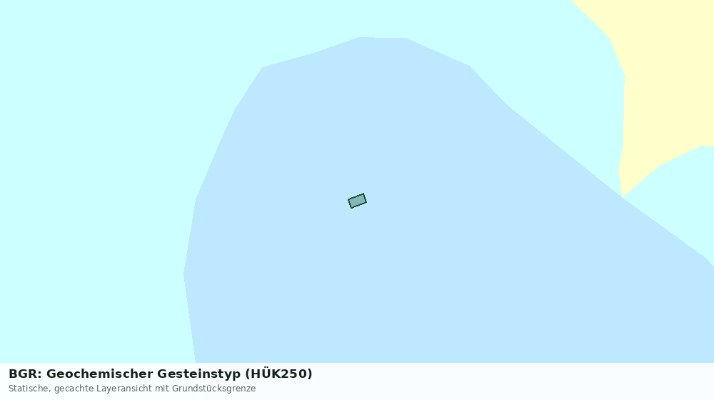 Statische Kartenansicht: BGR: Geochemischer Gesteinstyp (HÜK250)