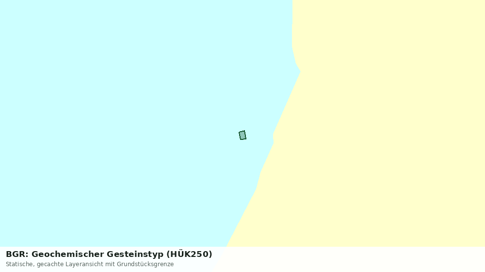 Statische Kartenansicht: BGR: Geochemischer Gesteinstyp (HÜK250)