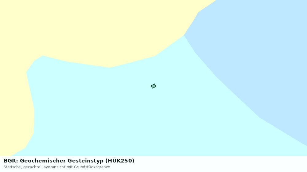 Statische Kartenansicht: BGR: Geochemischer Gesteinstyp (HÜK250)