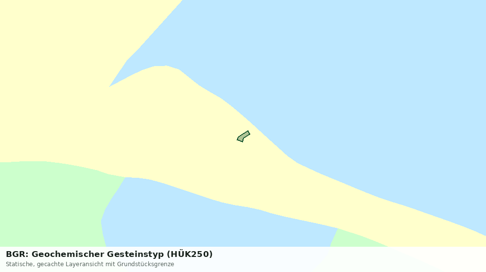 Statische Kartenansicht: BGR: Geochemischer Gesteinstyp (HÜK250)