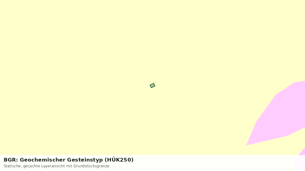 Statische Kartenansicht: BGR: Geochemischer Gesteinstyp (HÜK250)