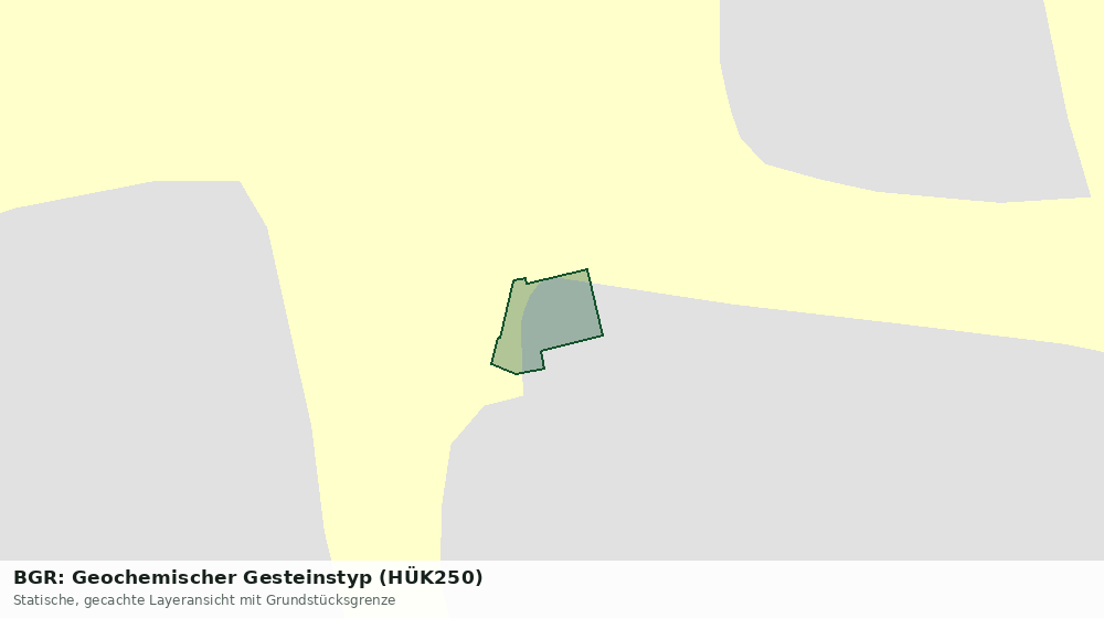 Statische Kartenansicht: BGR: Geochemischer Gesteinstyp (HÜK250)