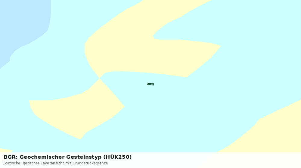 Statische Kartenansicht: BGR: Geochemischer Gesteinstyp (HÜK250)