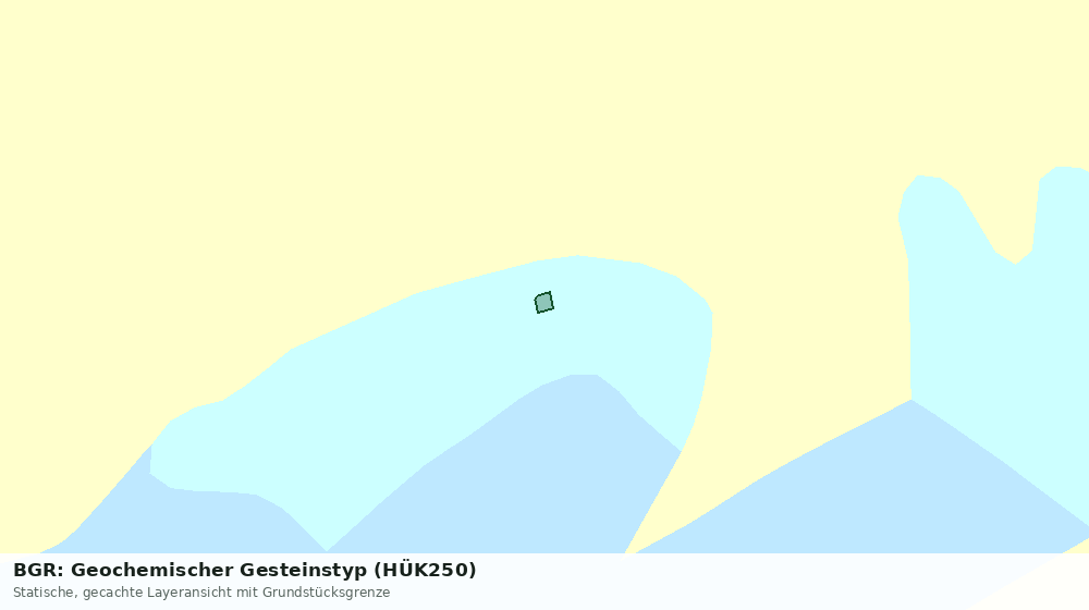 Statische Kartenansicht: BGR: Geochemischer Gesteinstyp (HÜK250)
