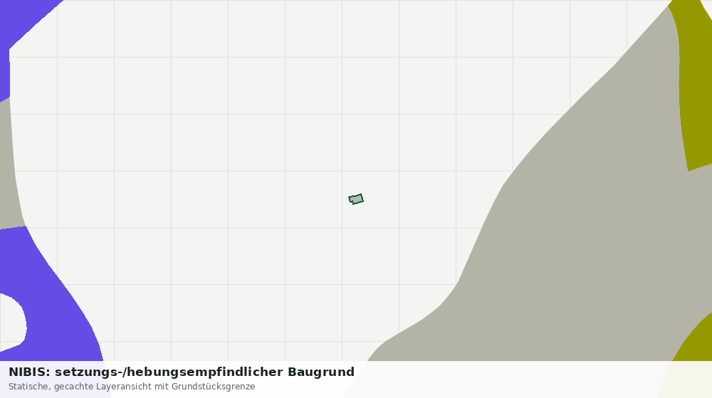 Statische Kartenansicht: NIBIS: setzungs-/hebungsempfindlicher Baugrund