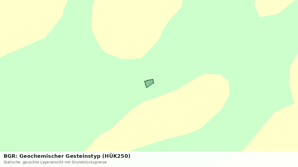 Statische Kartenansicht: BGR: Geochemischer Gesteinstyp (HÜK250)