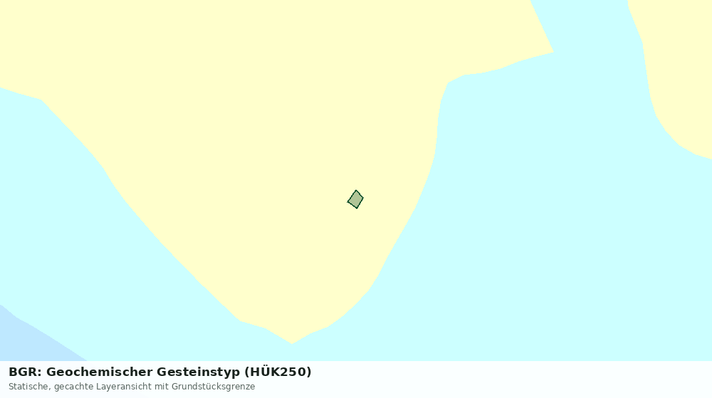 Statische Kartenansicht: BGR: Geochemischer Gesteinstyp (HÜK250)