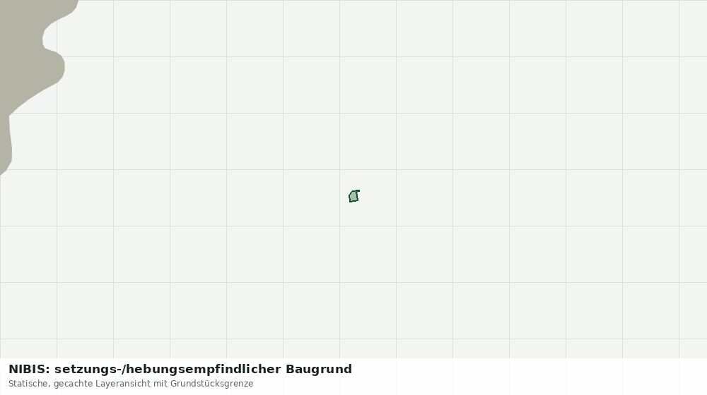 Statische Kartenansicht: NIBIS: setzungs-/hebungsempfindlicher Baugrund