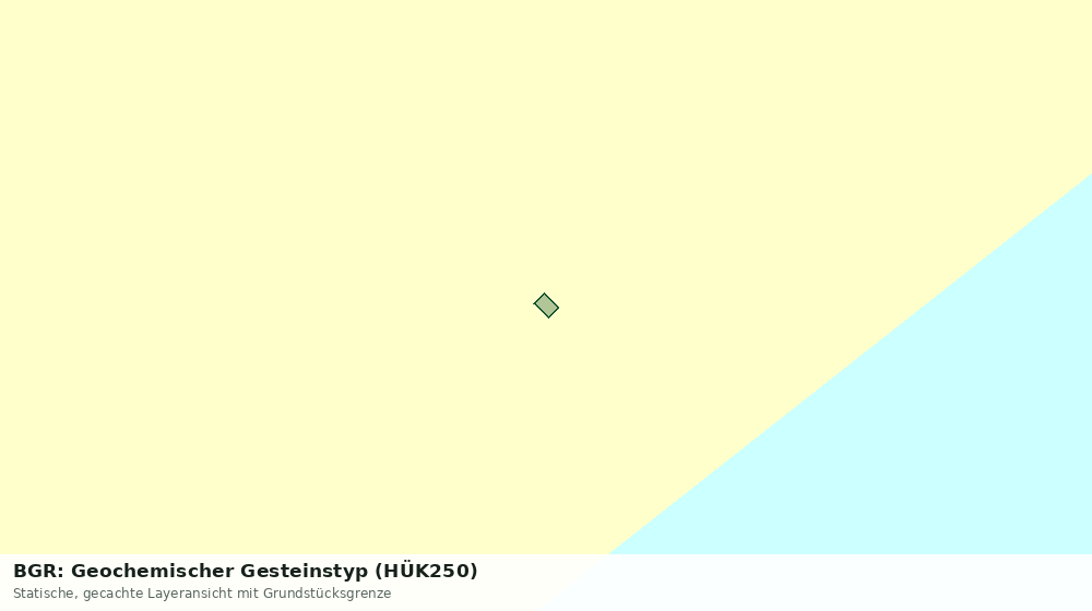 Statische Kartenansicht: BGR: Geochemischer Gesteinstyp (HÜK250)