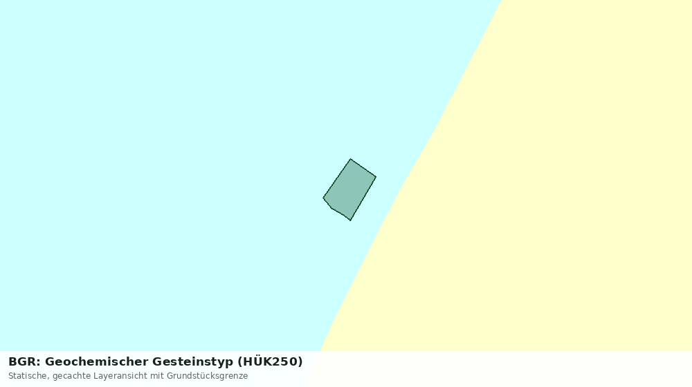 Statische Kartenansicht: BGR: Geochemischer Gesteinstyp (HÜK250)