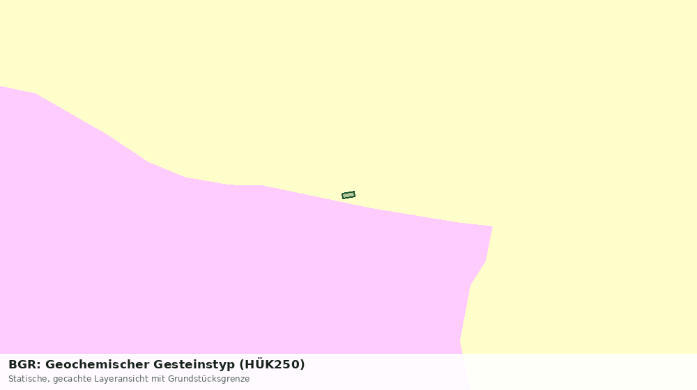 Statische Kartenansicht: BGR: Geochemischer Gesteinstyp (HÜK250)