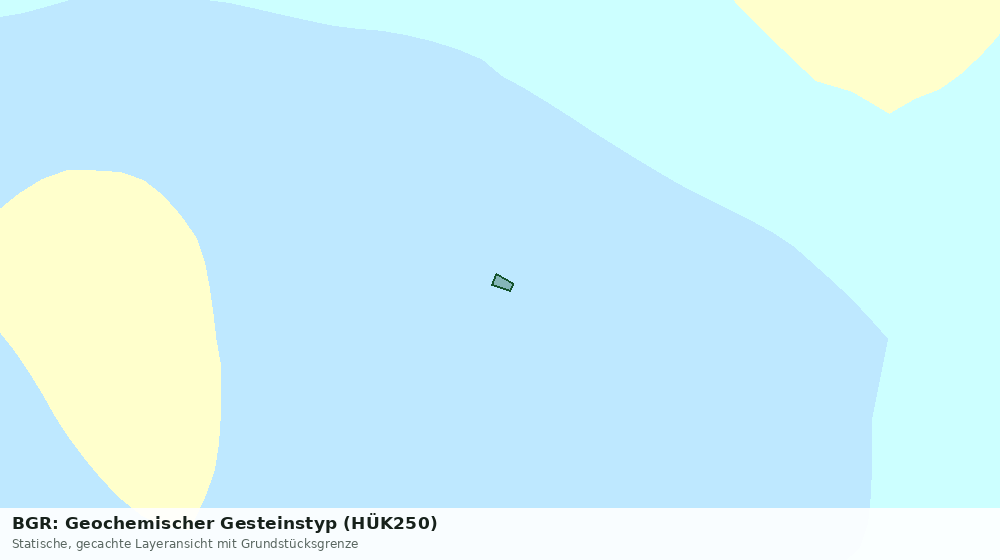 Statische Kartenansicht: BGR: Geochemischer Gesteinstyp (HÜK250)