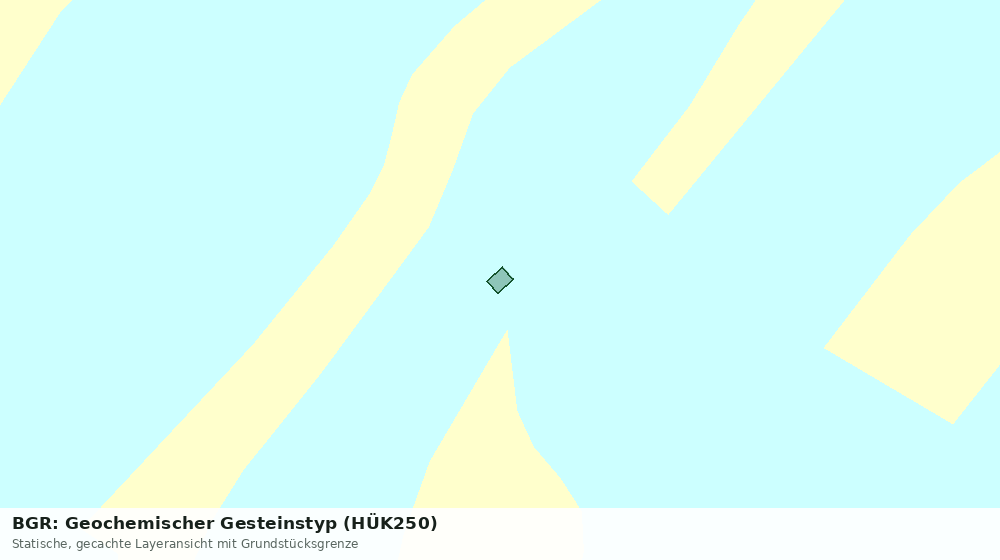 Statische Kartenansicht: BGR: Geochemischer Gesteinstyp (HÜK250)