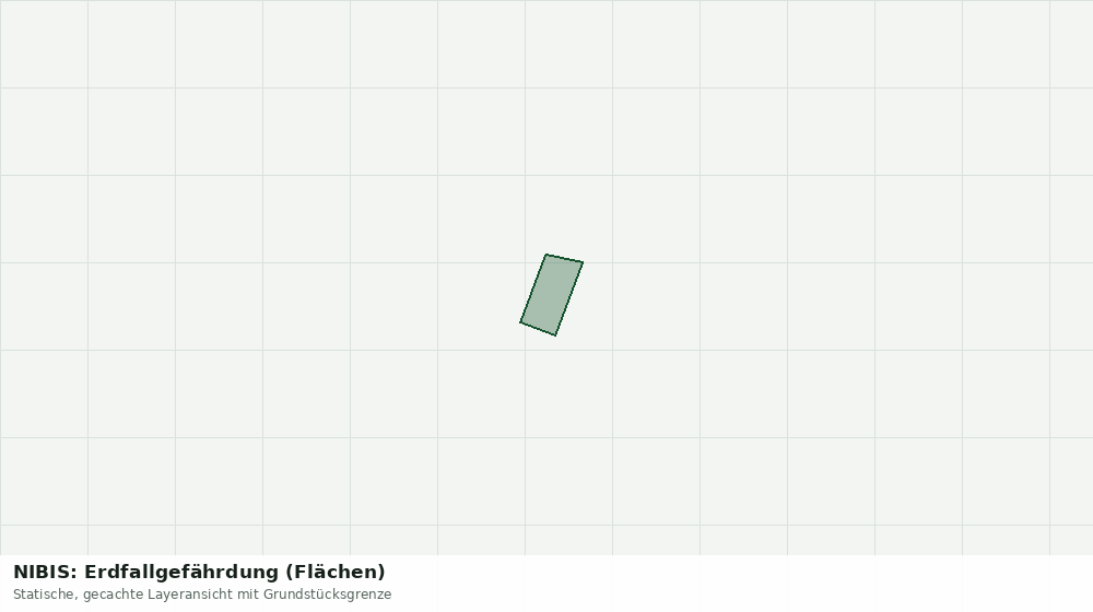 Statische Kartenansicht: NIBIS: Erdfallgefährdung (Flächen)