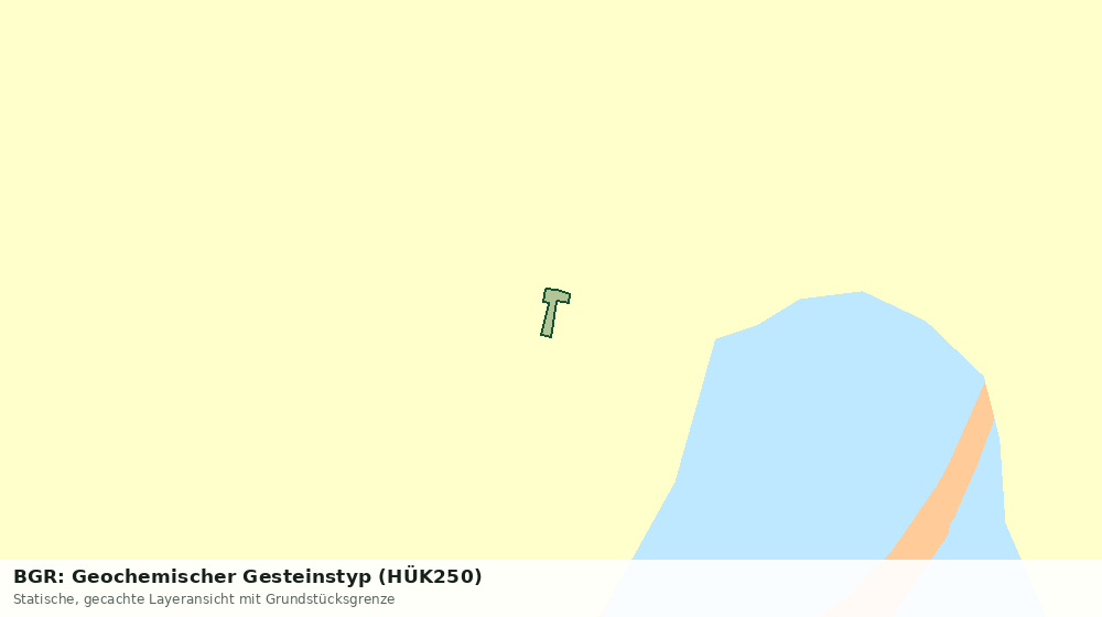 Statische Kartenansicht: BGR: Geochemischer Gesteinstyp (HÜK250)