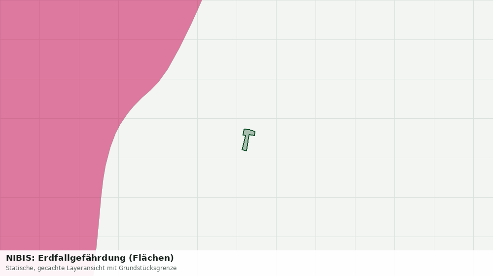 Statische Kartenansicht: NIBIS: Erdfallgefährdung (Flächen)