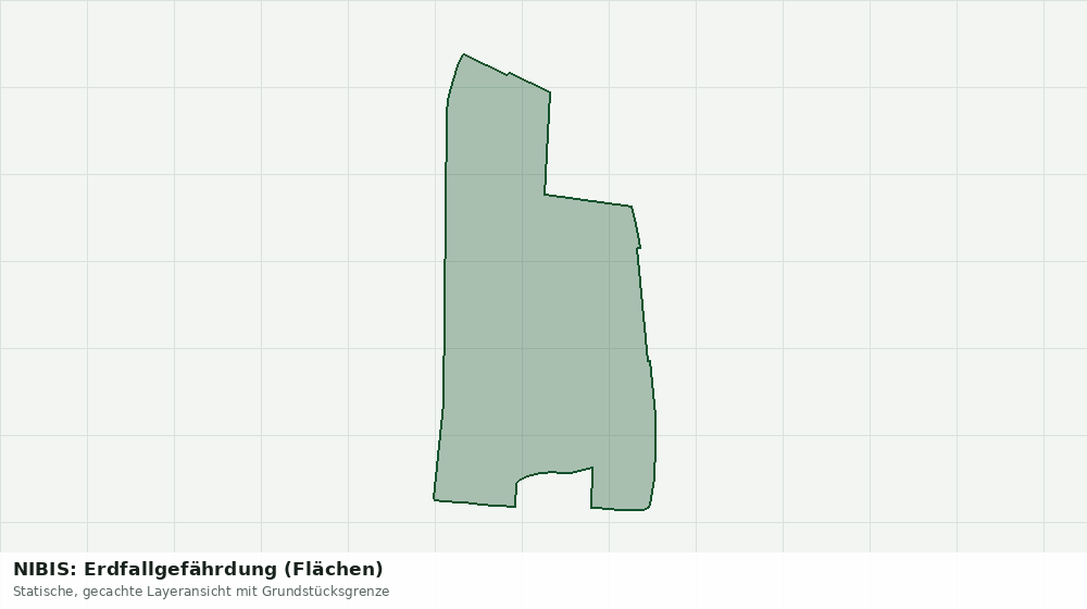 Statische Kartenansicht: NIBIS: Erdfallgefährdung (Flächen)