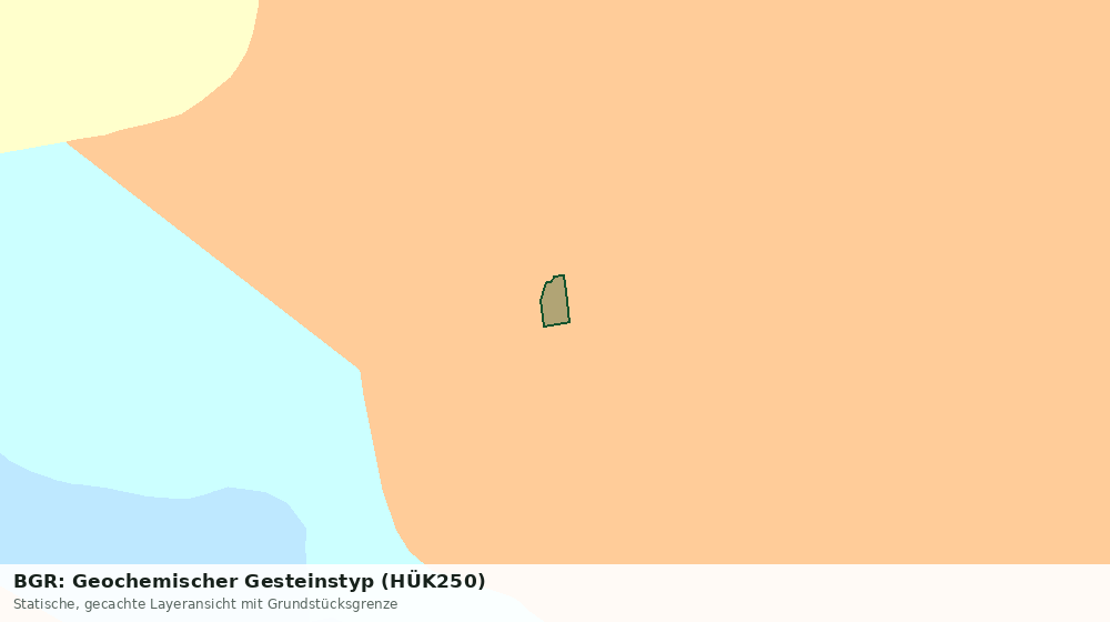 Statische Kartenansicht: BGR: Geochemischer Gesteinstyp (HÜK250)