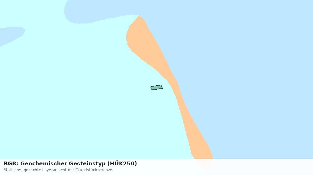 Statische Kartenansicht: BGR: Geochemischer Gesteinstyp (HÜK250)