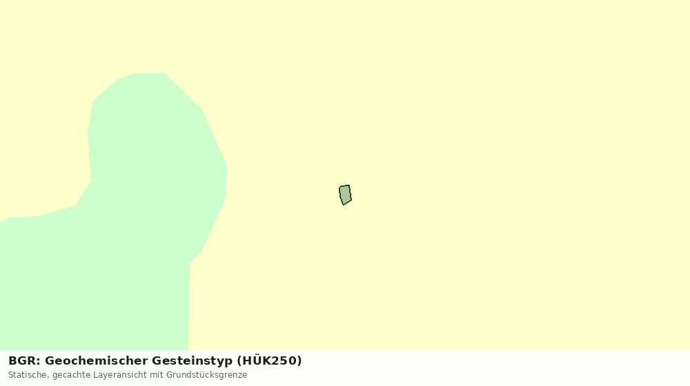 Statische Kartenansicht: BGR: Geochemischer Gesteinstyp (HÜK250)